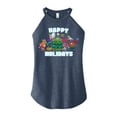 thumbnail image 1 of Trolls Movie - Christmas - Happy Holidays - Poppy, Biggie, & More - Juniors High Neck Tank Top, 1 of 4