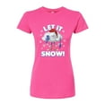 thumbnail image 1 of Trolls Movie - Christmas - Let It Snow - Cloud Guy - Juniors Fitted Graphic T-Shirt, 1 of 5