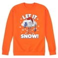thumbnail image 1 of Trolls Movie - Christmas - Let It Snow - Cloud Guy - Men's Crew Neck Fleece Pullover, 1 of 1
