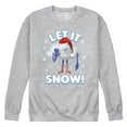 thumbnail image 1 of Trolls Movie - Christmas - Let It Snow - Cloud Guy - Men's Crew Neck Fleece Pullover, 1 of 4