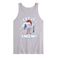 thumbnail image 1 of Trolls Movie - Christmas - Let It Snow - Cloud Guy - Men's Jersey Tank Top, 1 of 3