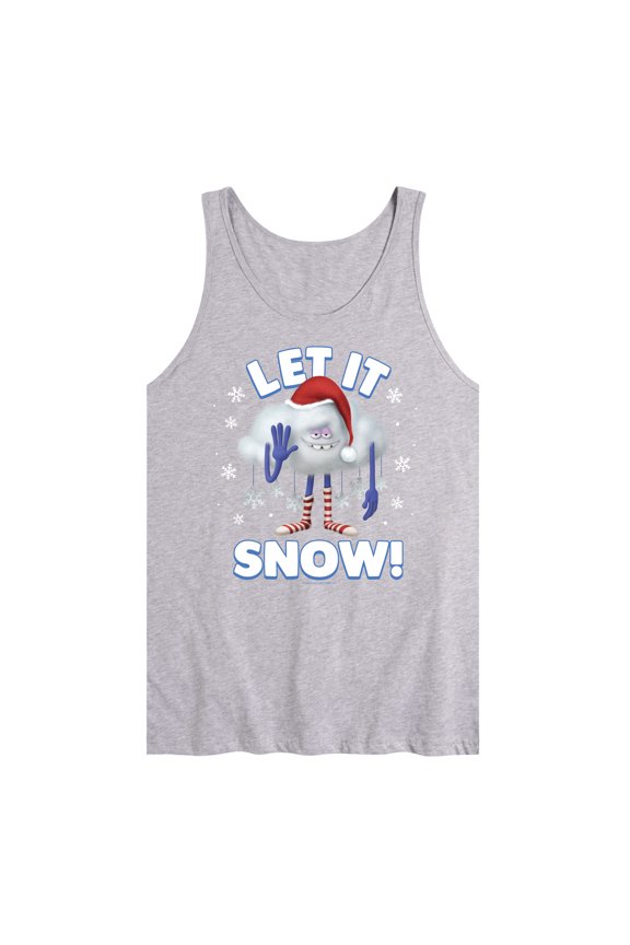 Trolls Movie - Christmas - Let It Snow - Cloud Guy - Men's Jersey Tank Top