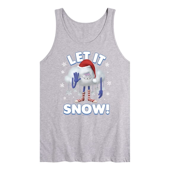 Trolls Movie - Christmas - Let It Snow - Cloud Guy - Men's Jersey Tank Top