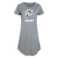 thumbnail image 1 of Trolls Movie - Christmas - Let It Snow - Cloud Guy - Women's Any Way Dress, 1 of 1