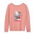 thumbnail image 1 of Trolls Movie - Christmas - Let It Sparkle - Guy Diamond - Women's Lightweight French Terry Pullover, 1 of 1