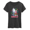 thumbnail image 1 of Trolls Movie - Christmas - Let It Sparkle - Guy Diamond - Women's Short Sleeve Graphic T-Shirt, 1 of 4