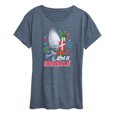 thumbnail image 1 of Trolls Movie - Christmas - Let It Sparkle - Guy Diamond - Women's Short Sleeve Graphic T-Shirt, 1 of 4