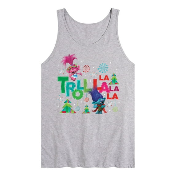 Trolls Movie - Christmas - Troll La La La La - Poppy & Branch - Men's Jersey Tank Top