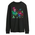 thumbnail image 1 of Trolls Movie - Christmas - Troll La La La La - Poppy & Branch - Men's Long Sleeve T-Shirt, 1 of 4