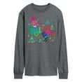 thumbnail image 1 of Trolls Movie - Christmas - Troll La La La La - Poppy & Branch - Men's Long Sleeve T-Shirt, 1 of 4