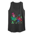 thumbnail image 1 of Trolls Movie - Christmas - Troll La La La La - Poppy & Branch - Women's Racerback Tank Top, 1 of 4