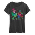 thumbnail image 1 of Trolls Movie - Christmas - Troll La La La La - Poppy & Branch - Women's Short Sleeve Graphic T-Shirt, 1 of 4