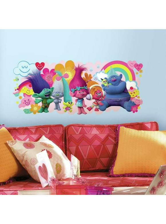 Trolls Movie Giant Wall Graphic