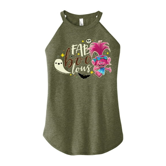 Trolls Movie - Halloween - FabBOOlous - Poppy - Juniors High Neck Tank Top
