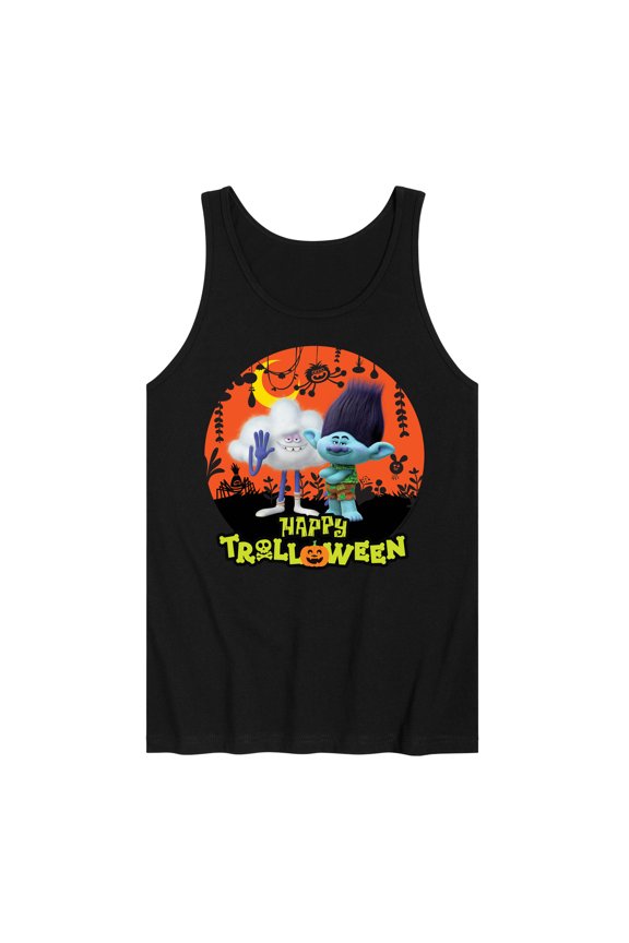 Trolls Movie - Halloween - Happy Halloween - Branch & Cloud Guy - Men's Jersey Tank Top