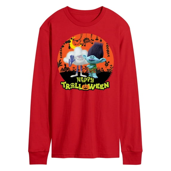Trolls Movie - Halloween - Happy Trolloween - Branch & Cloud Guy - Men's Long Sleeve T-Shirt