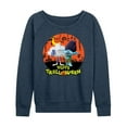thumbnail image 1 of Trolls Movie - Halloween - Happy Trolloween - Branch & Cloud Guy - Women's Lightweight French Terry Long Sleeve Shirt, 1 of 4