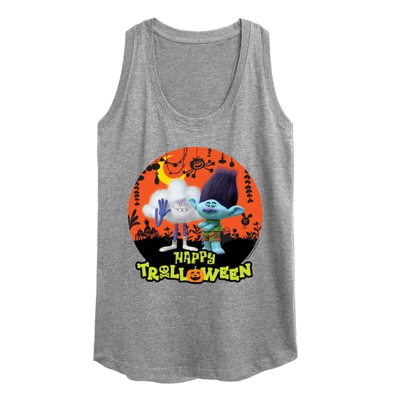 Trolls Movie - Halloween - Happy Trolloween - Branch & Cloud Guy - Women's Racerback Tank Top