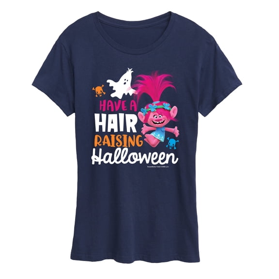 Trolls Movie - Halloween - Have a Hair Raising Halloween - Poppy - Women's Short Sleeve Graphic T-Shirt