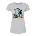 thumbnail image 1 of Trolls Movie - Halloween - Let's Hang Out - Branch - Juniors Fitted Graphic T-Shirt, 1 of 5