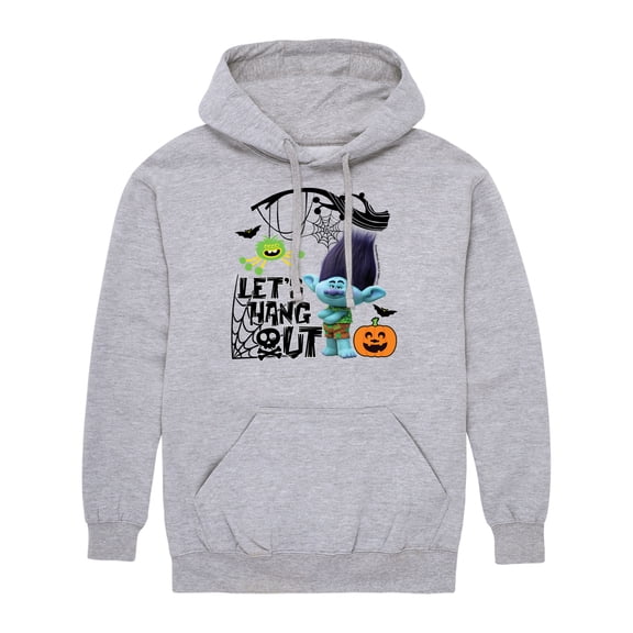 Trolls Movie - Halloween - Let's Hang Out - Branch - Men's Pullover Hooded Fleece Sweatshirt