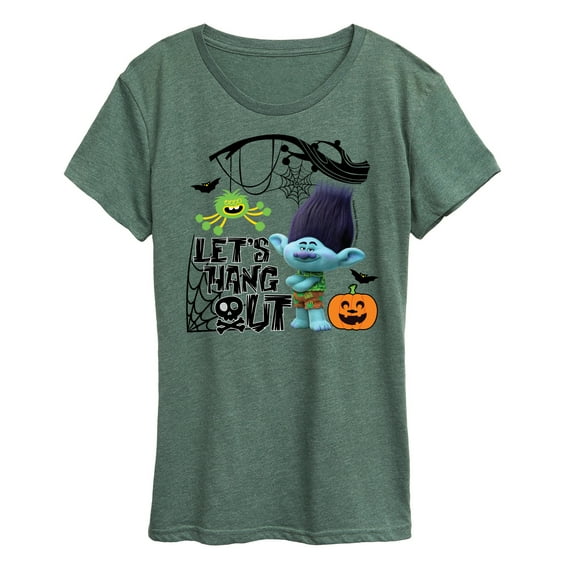 Trolls Movie - Halloween - Let's Hang Out - Branch - Women's Short Sleeve Graphic T-Shirt