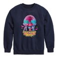 thumbnail image 1 of Trolls Movie - Halloween - Poppy, Satin, & Chenille - Frighteningly FabBooLous - Toddler And Youth Crewneck Fleece Sweatshirt, 1 of 5