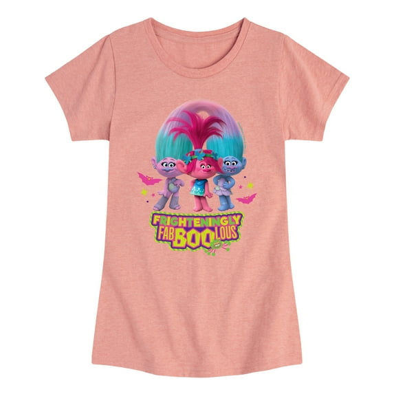 Trolls Movie - Halloween - Poppy, Satin, & Chenille - Frighteningly FabBooLous - Toddler And Youth Girls Short Sleeve Graphic T-Shirt