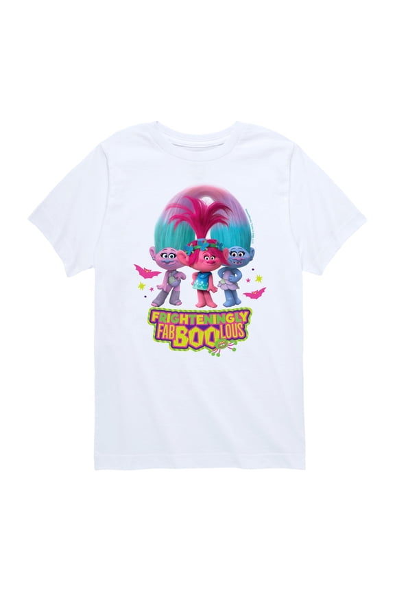Trolls Movie - Halloween - Poppy, Satin, & Chenille - Frighteningly FabBooLous - Toddler And Youth Short Sleeve Graphic T-Shirt