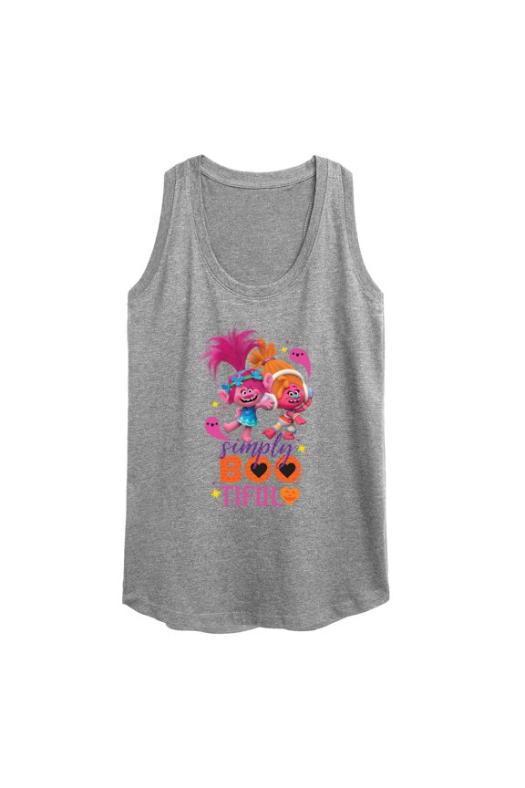 Trolls Movie - Halloween - Simply Bootiful - Poppy & DJ Suki - Women's Racerback Tank Top