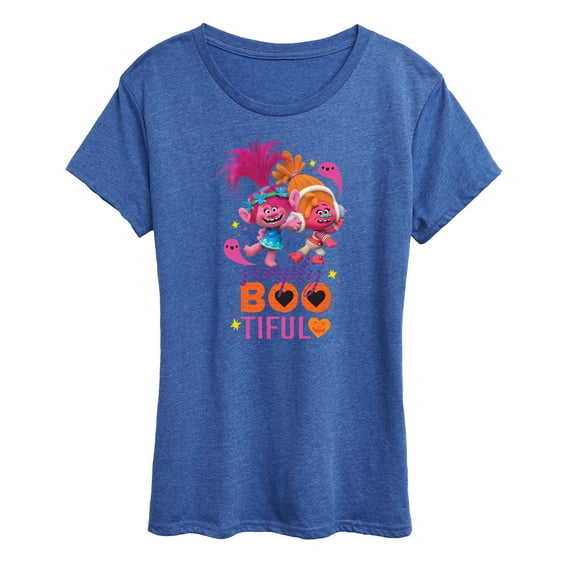 Trolls Movie - Halloween - Simply Bootiful - Poppy & DJ Suki - Women's Short Sleeve Graphic T-Shirt