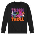thumbnail image 1 of Trolls Movie - Halloween - Trick or Troll - Poppy & Branch - Men's Crew Neck Fleece Pullover, 1 of 4