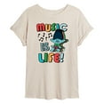 thumbnail image 1 of Trolls - Music Is Life Branch - Women's Oversized T-Shirt, 1 of 5
