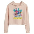 thumbnail image 1 of Trolls - Music Obsessed Poppy and Branch - Juniors Cropped Pullover Hoodie, 1 of 5