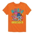 thumbnail image 1 of Trolls - Music Obsessed Poppy and Branch - Toddler & Youth Short Sleeve Graphic T-Shirt, 1 of 5