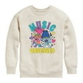 thumbnail image 1 of Trolls - Music Obsessed Poppy and Branch - Toddler & Youth Crewneck Fleece Sweatshirt, 1 of 5
