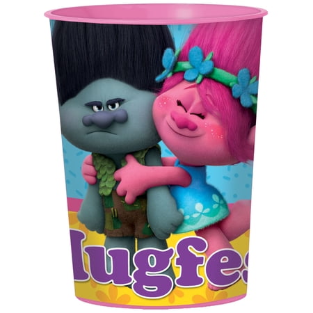 Trolls Plastic 16 oz. Favor Cup