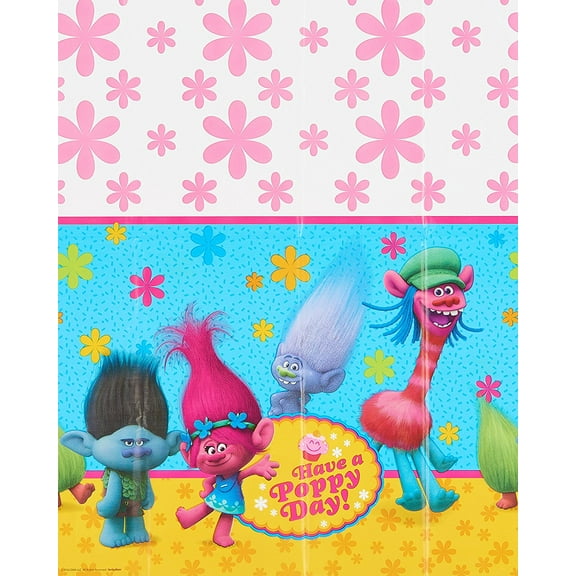 Trolls Plastic Table Cover, 54" x 96"