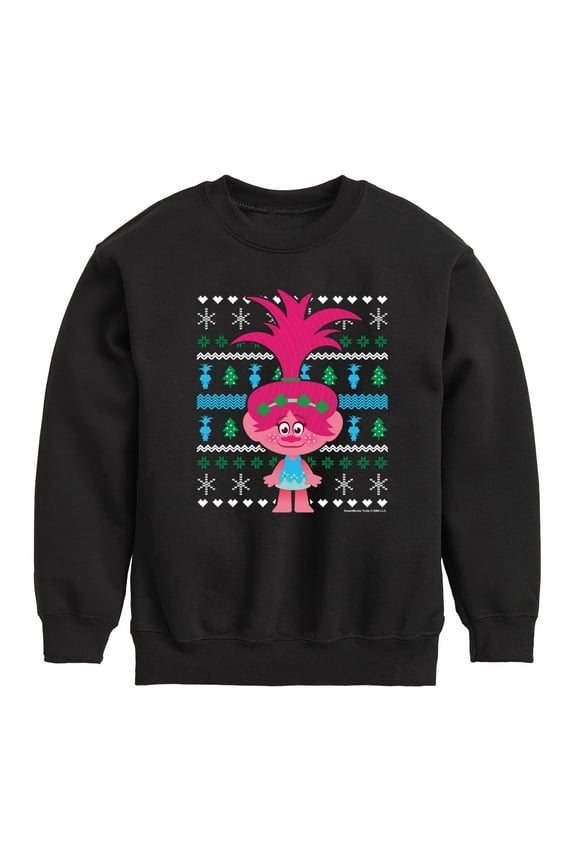 - Poppy Blue Green Ugly Sweater - Toddler & Youth Crewneck Fleece Sweatshirt