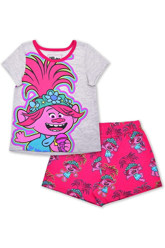 Poppy Girls 2 Piece Short Set (Loungewear Style), Toddler