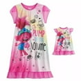 thumbnail image 1 of Trolls Poppy 'Pump Up The Volume' Nightgown and Doll Gown Set, Size 4, 1 of 1