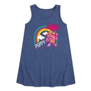 birthday fancy dress ideas Trolls Girls Nightdress | Kids Rainbow Nightie