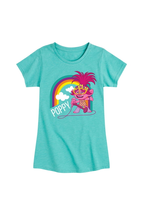 - Poppy Singing - Toddler & Youth Girls Short Sleeve Graphic T-Shirt