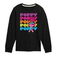 thumbnail image 1 of Trolls - Poppy Stacked Name - Toddler & Youth Long Sleeve Graphic T-Shirt, 1 of 5