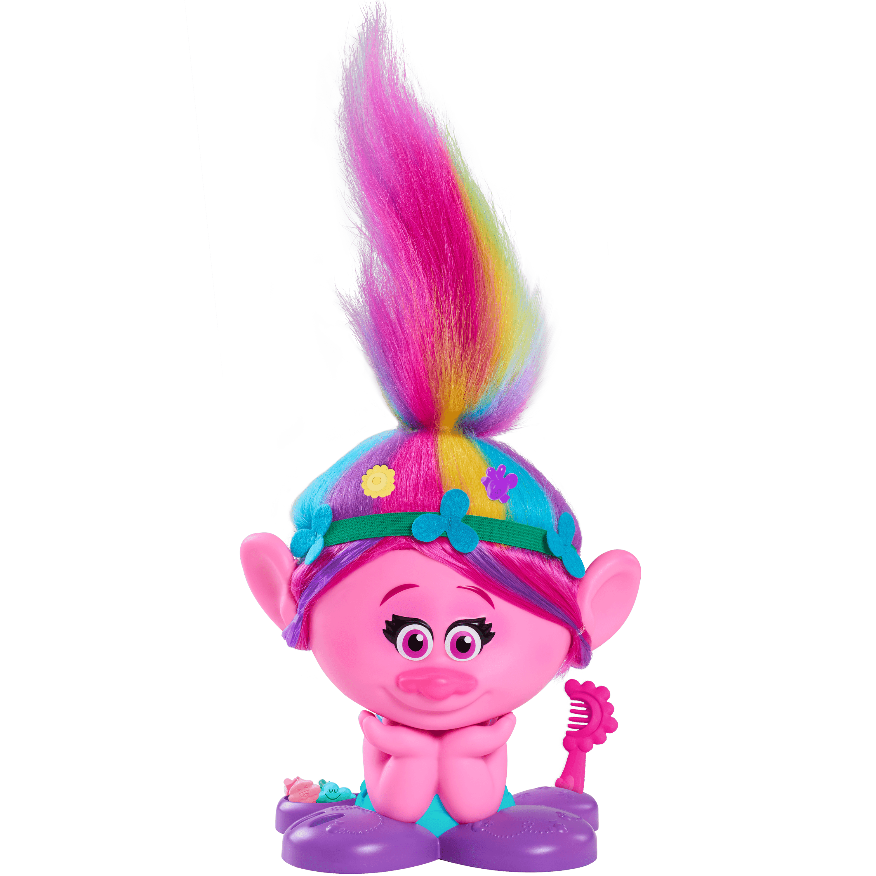 Play-Doh Trolls World Tour Rainbow Hair Poppy Styling Toy for Kids