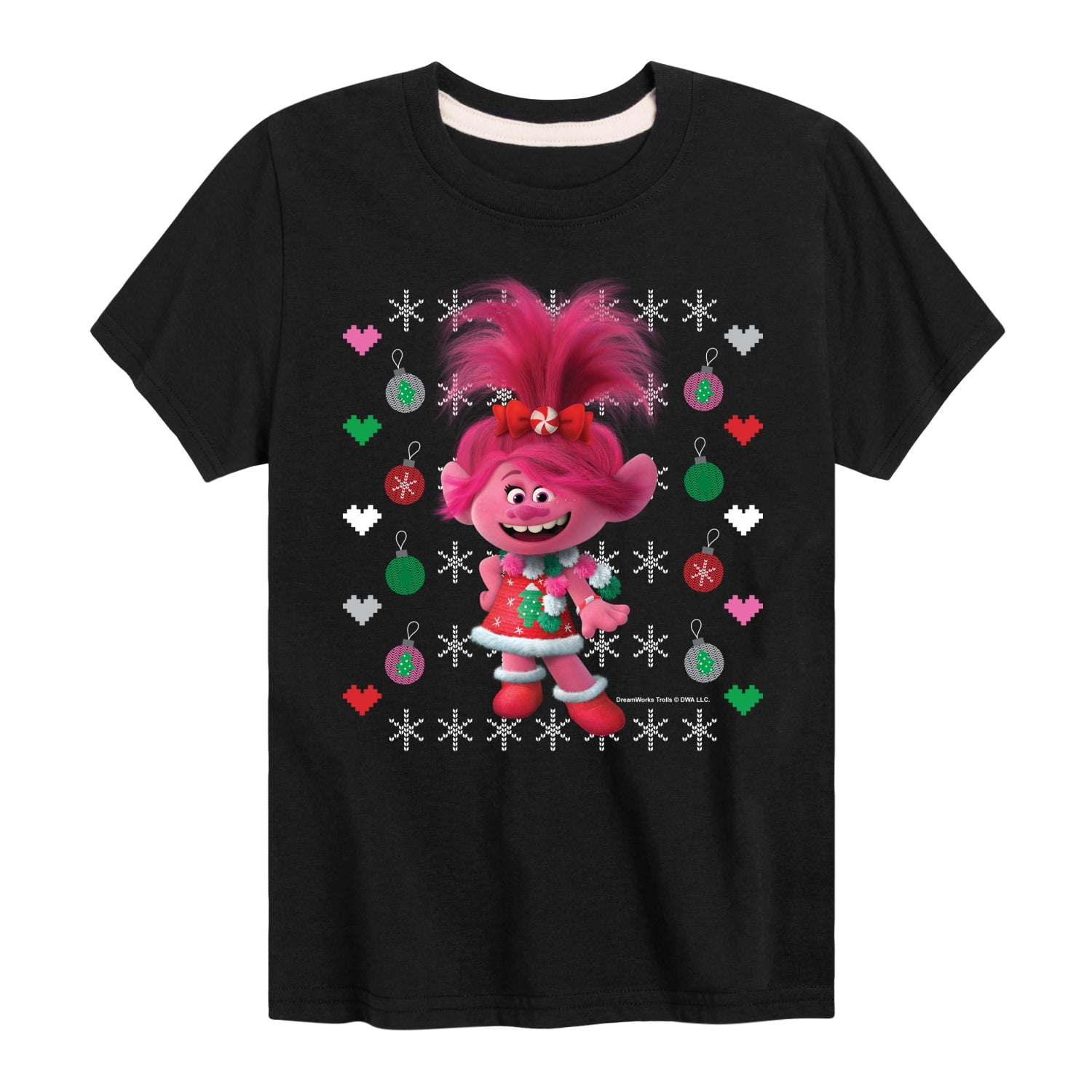 ☆KIRSH☆ Trolls Color Block Slim Fit T-Shirt Light Pink Trolls Shirt