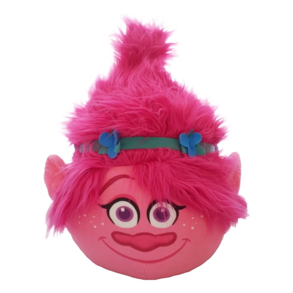 Trolls Poppy Sweet Dreamworks Round Plush Cloud Pillow, Entertainment for Kids