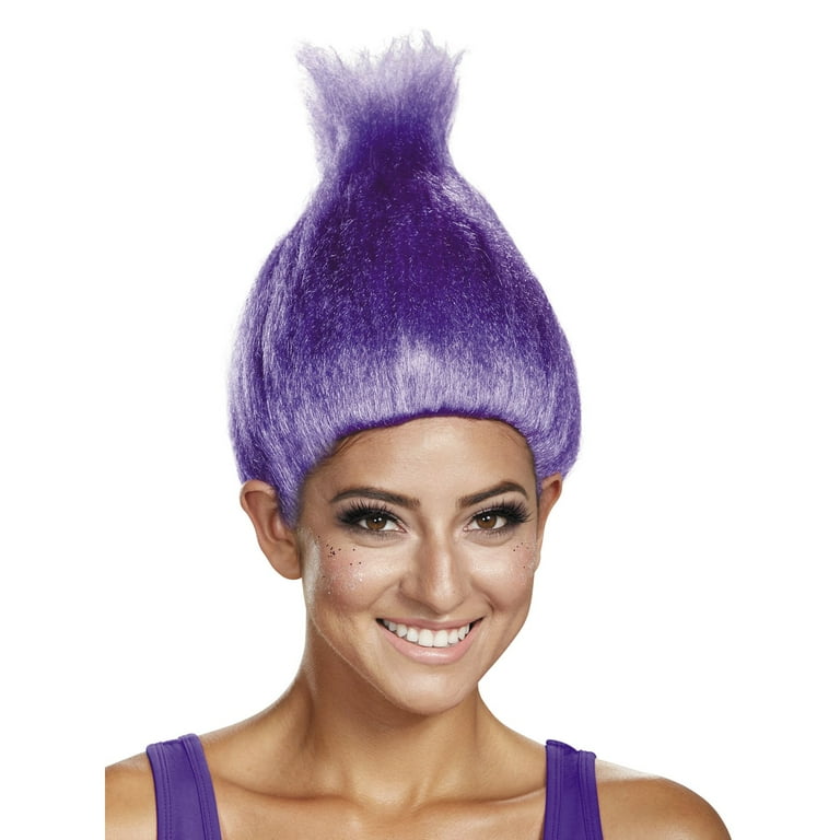 Trolls Purple Adult Wig Walmart