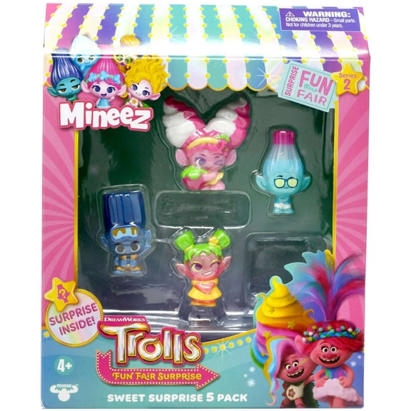 Trolls Series 1 Sweet Surprise Mini Figure 5-pack