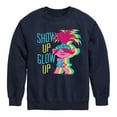 thumbnail image 1 of Trolls - Show Up Glow Up Poppy - Toddler & Youth Crewneck Fleece Sweatshirt, 1 of 5